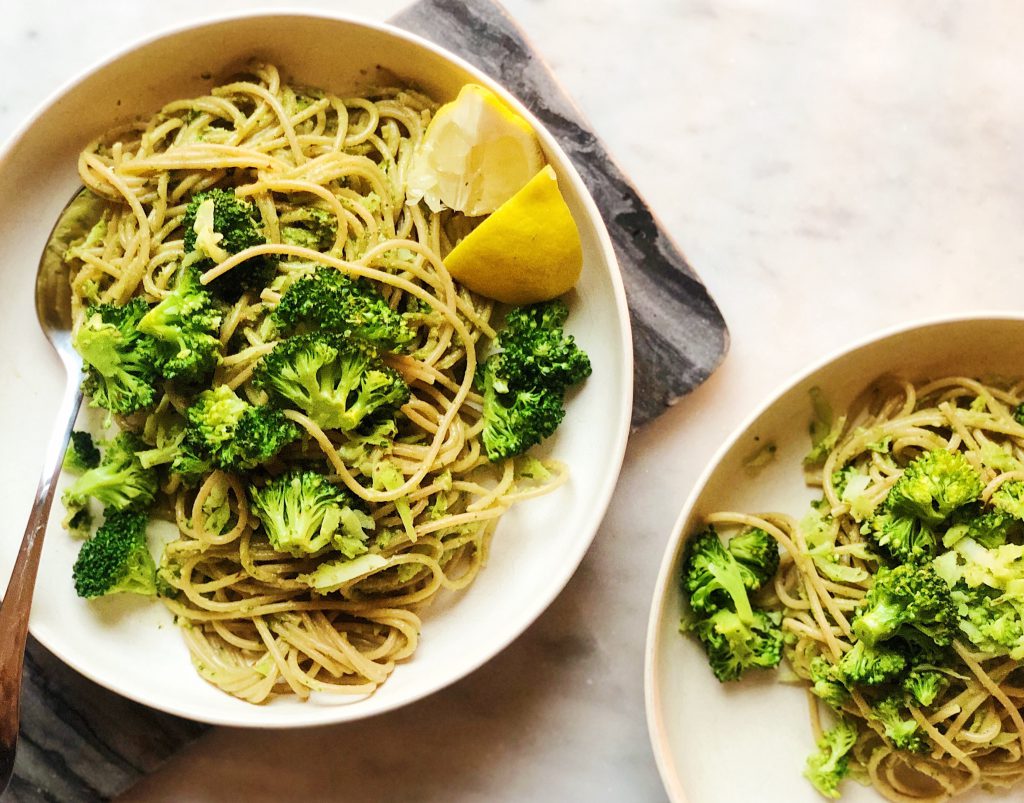 Broccoli Pesto Pasta DELIZABETH