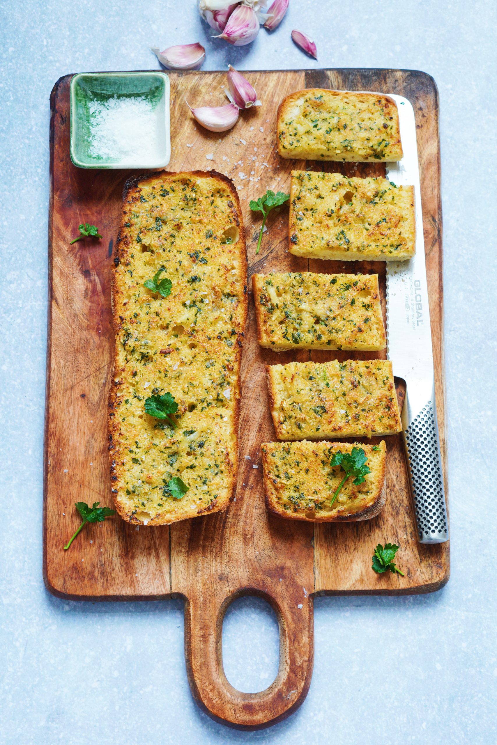 confit garlic bread