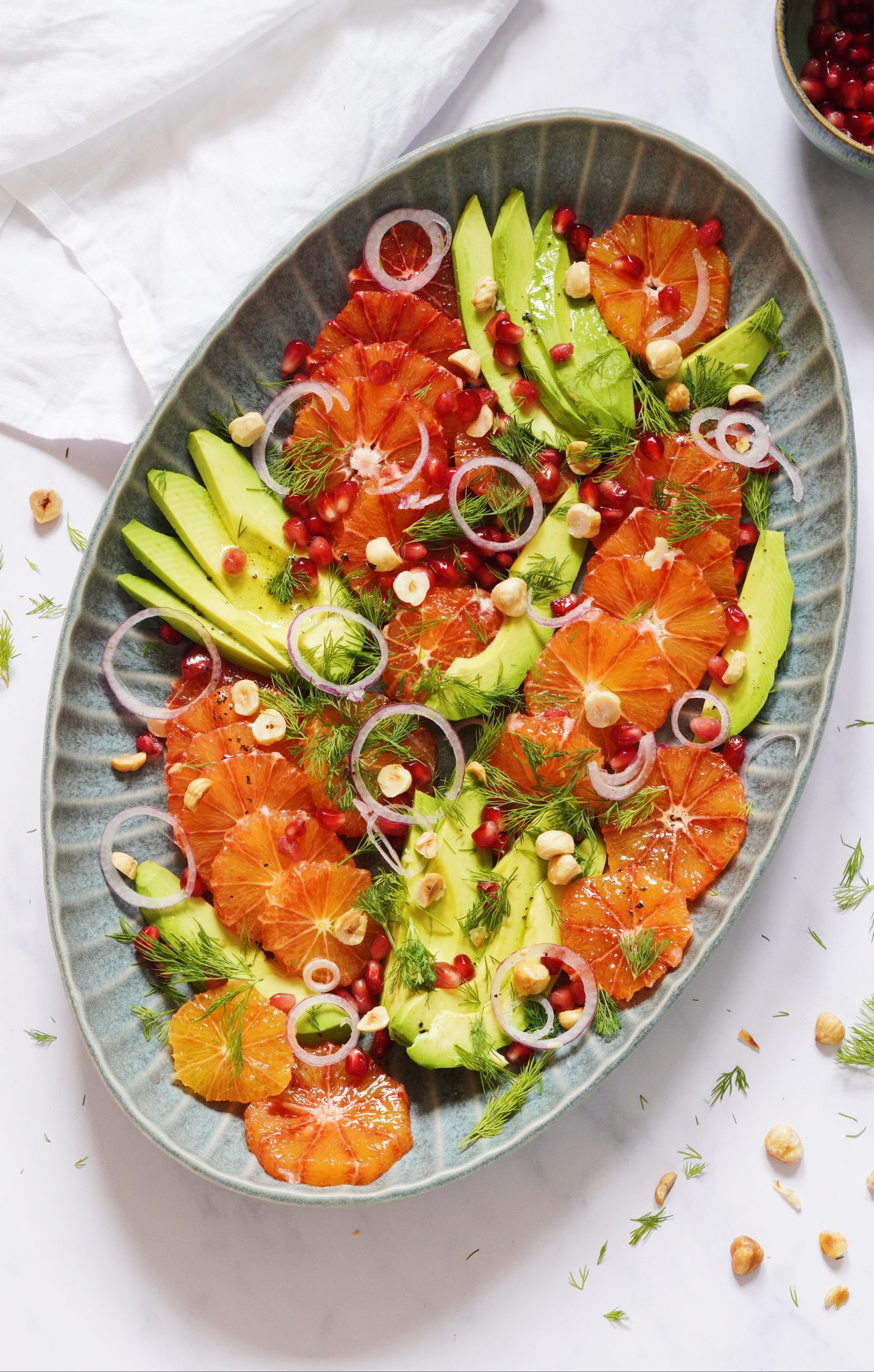 Quick blood orange salad