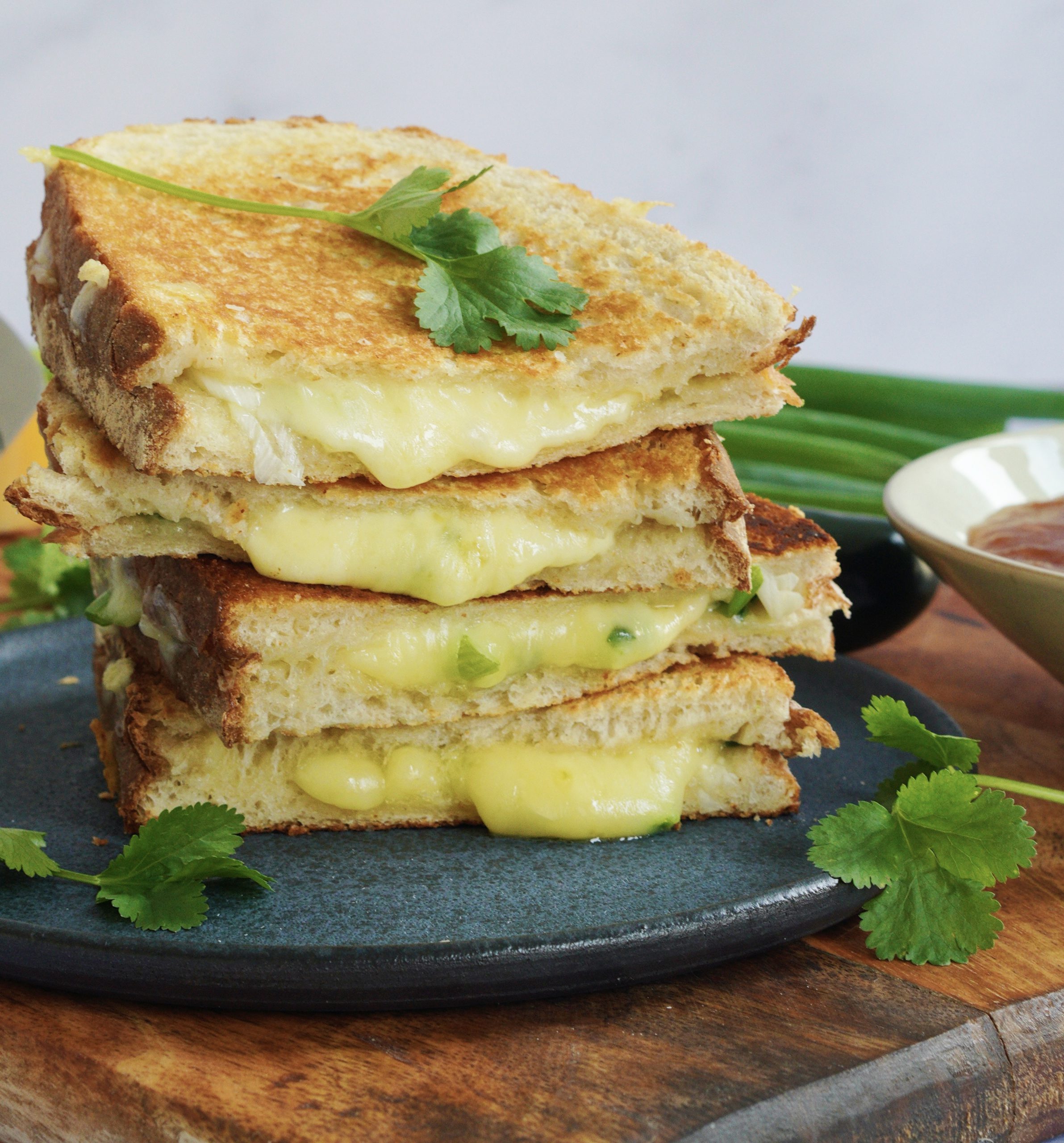 Chili cheese toastie